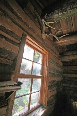 View Inside Lost Trapper's Cabin