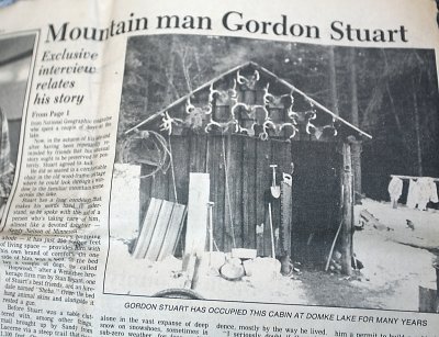 Gordy's Dompke Lake Cabin As It Looked IN 1985 Shortly Before His Death