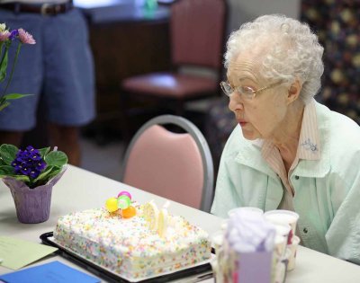 Grandma And Cake