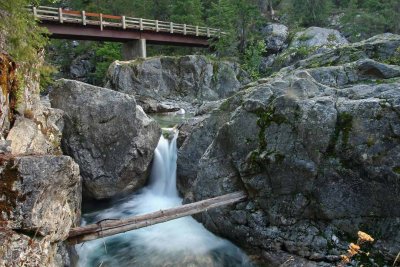 Lovely Bridge Creek Bridge And Falls