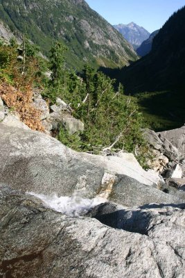 Looking Back Toward Stehekin Valley From Trail