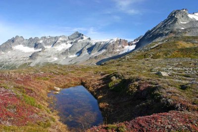 Mountain Tarn On Way To Sahale