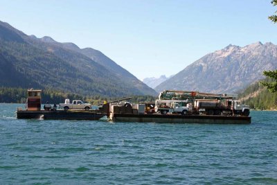 Lifeline To All Stehekin Life,,,, The Barge