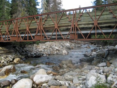 One Of The Many Unused Bridges Of Upper Stehekin Road Closure