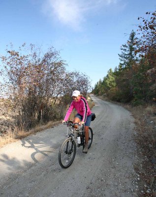 Breezing Down Hill After A Good Climb,,, 