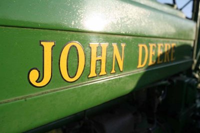 John Deer  Logo  On 1944 Tractor