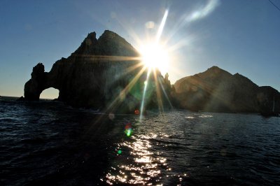 Glittering  Sunlight At  Lands End