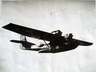  He Was A Navagator On This  Flying Boat  During The War In The Pacific....  This Is From HIs Scrape Book  After A Pasted Away Last Summer...