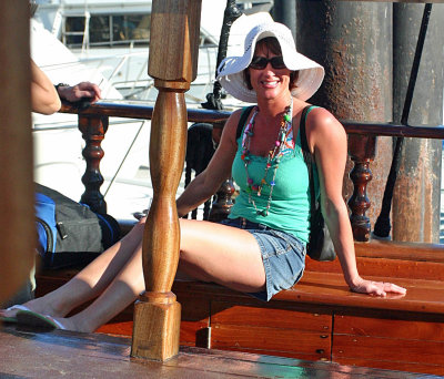  Tanya On Pirate Ship...