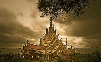 Temple in Pattaya, Bangkok