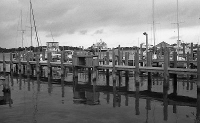 Docks before a storm
