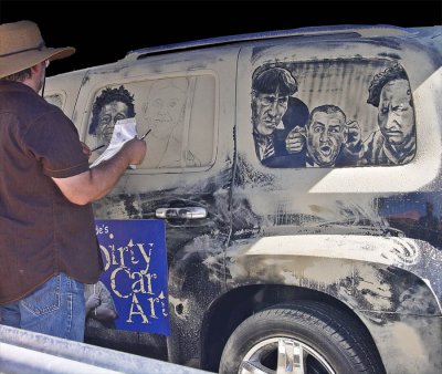 Dirty car art