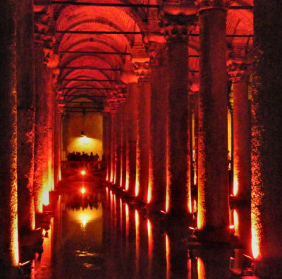 Basilica Cistern by Hagia Sophia