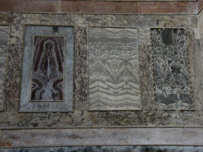 Kariye Mosque interior walls without mosaics or frescoes