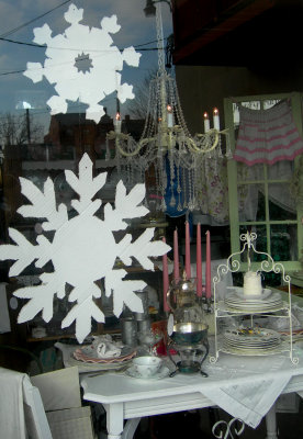 snowflakes and crystals