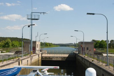 About to leave the lock