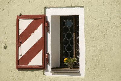 Window with flower, Regensberg