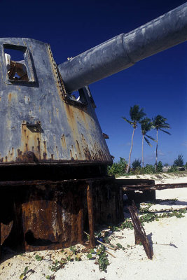 World War II guns at Betio