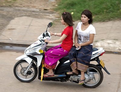 Easy riders, from my balcony...