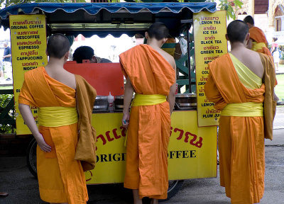 Taking holy orders... Chiang Mai