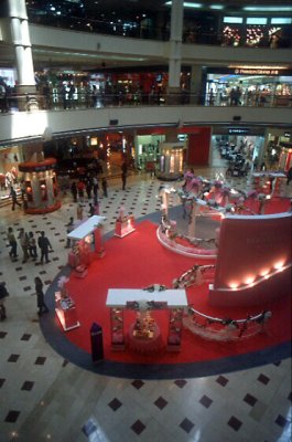 Inside Suria KLCC shopping mall