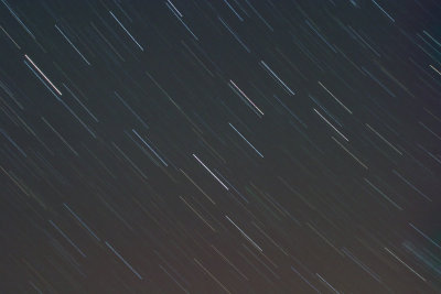 Leo Star Trail with Comet Lulin