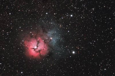 M20--Trifid Nebula, close up