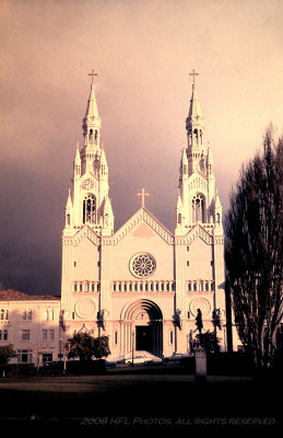 Cathedral in Early Sun after Rainstorm