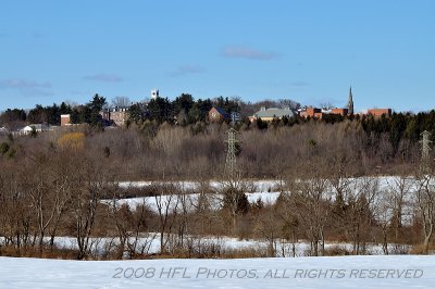 Amherst College on the Hill - Short Tele Perspective