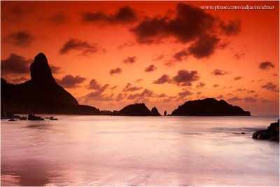 Orange Sunset (Gold-N-Blue), Praia do Meio