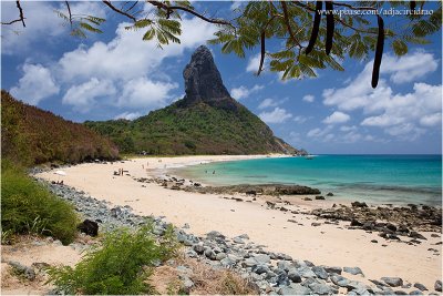 Na sombra da Praia da Conceio com Morro do Pico