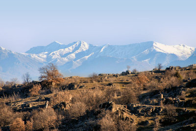 How beautiful and wild the mountains looked....