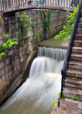Lockport - Erie Canal Lock Waterfalls 3