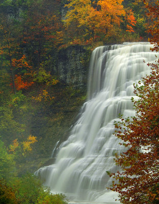 Ithaca Falls Fall Color - NY