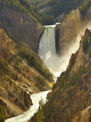 Yellowstone Falls - Yellowstone NP, WY