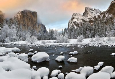 CA - Yosemite NP - Gates of the Valley Sunset