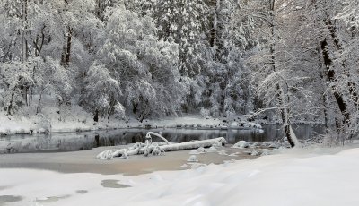 CA - Yosemite NP - Icy Merced River 3