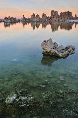 CA - Mono Lake - Green Water Sunset