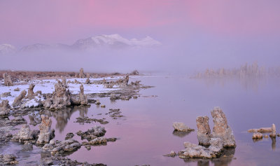 CA - Mono Lake - Foggy Sunrise