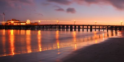 CA - Santa Barbara Wharf - Twilight