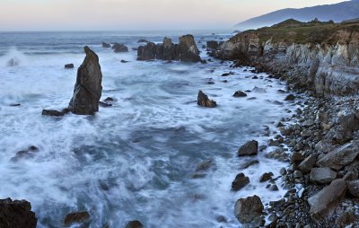 Pacific Valley - Sea Stack & Dawn Light 3