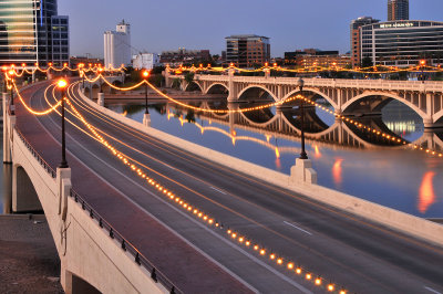 Tempe Town Lake - Bridge From Above 2