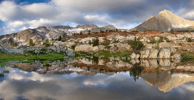 CA - 20 Lakes Basin - Wasco Lake Reflection 2