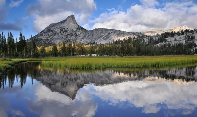 CA - Yosemite NP - Cathedral Peak Reflection 1