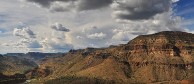 Salt River Canyon - Overview Panoramic