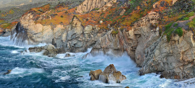 CA - Big Sur - Garrapata SP Waterfall Effect 2