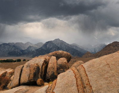 CA - Alabama Hills Stormy Sky 1