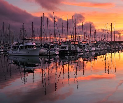 SB Harbor - Sunrise 1