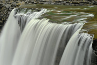NY - Letchworth Falls State Park - Lower Falls Closeup.jpg