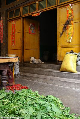 Inside a chinese house